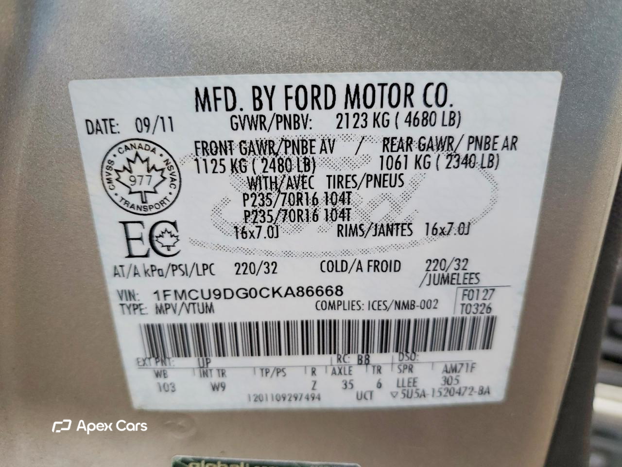 Ford Escape 2012