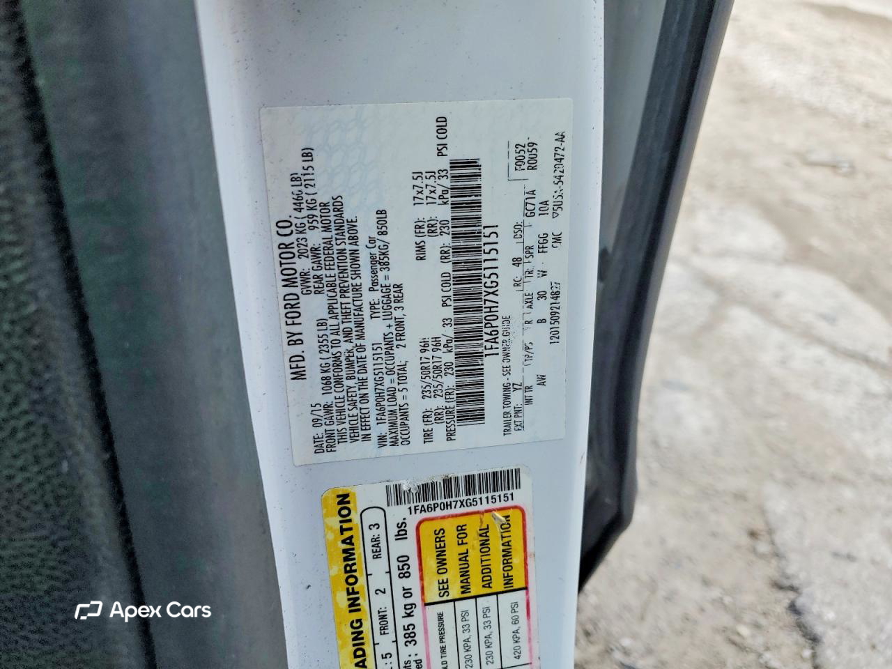 Ford Fusion 2016
