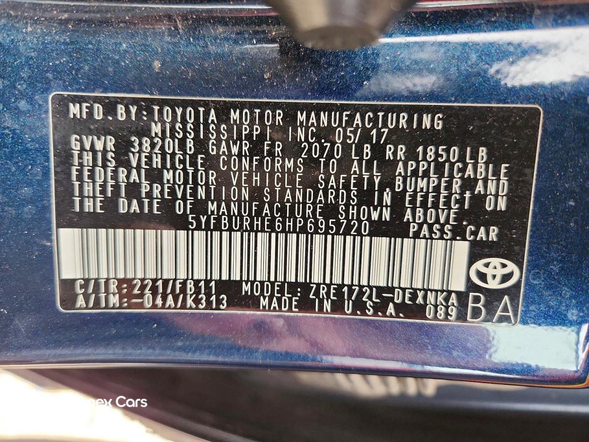 Toyota Corolla 2017