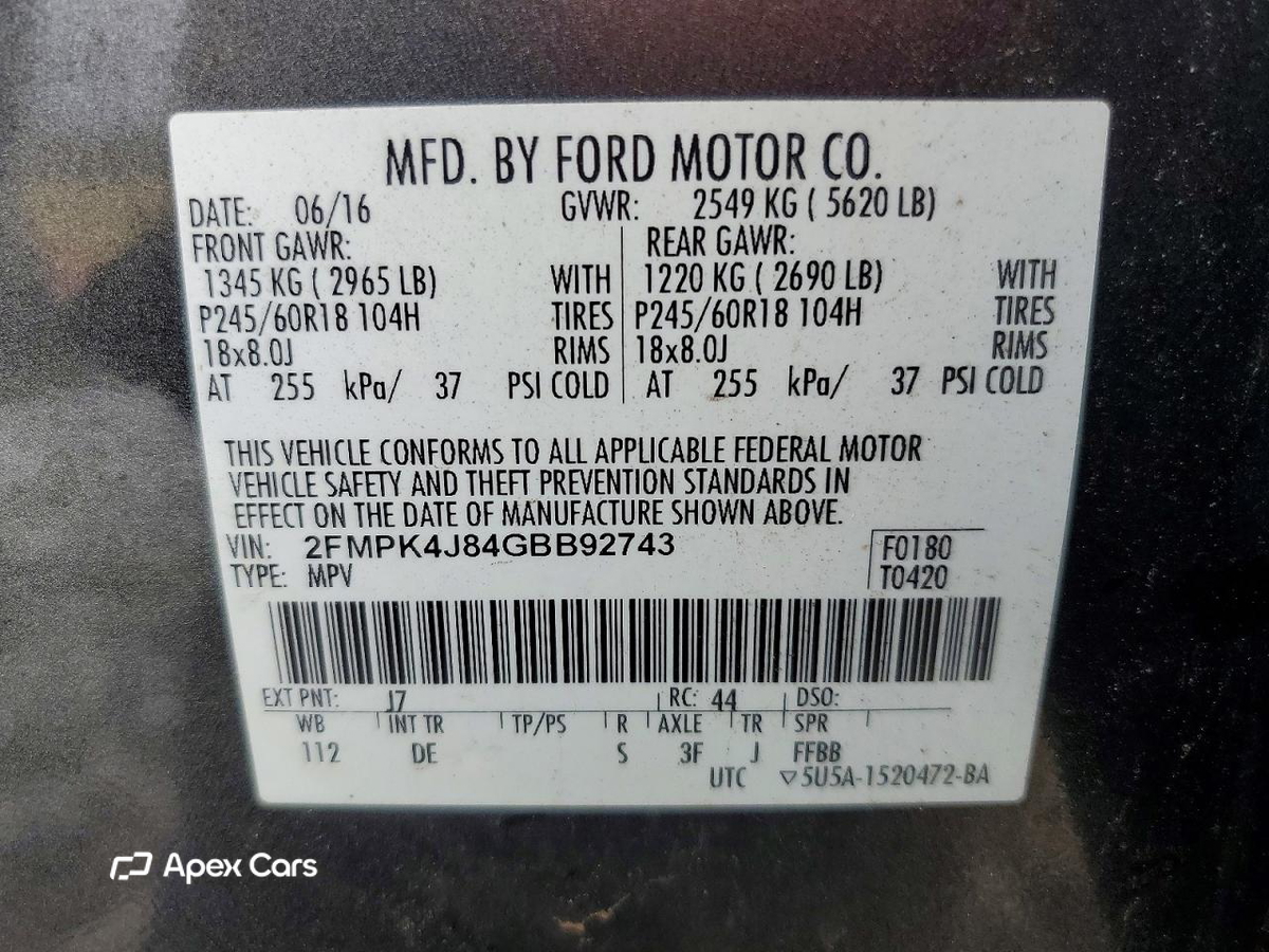 Ford Edge 2016