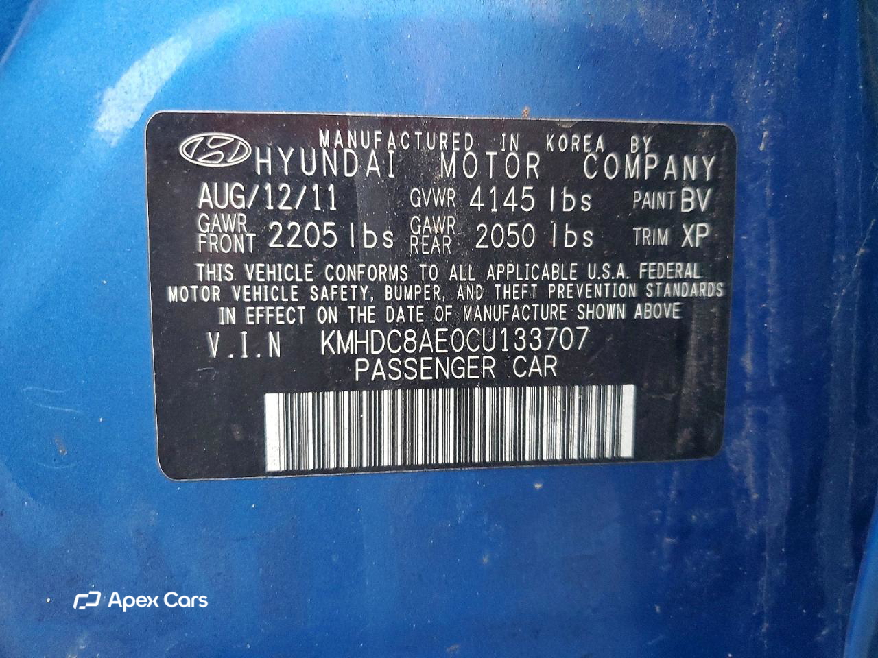 Hyundai Elantra 2012