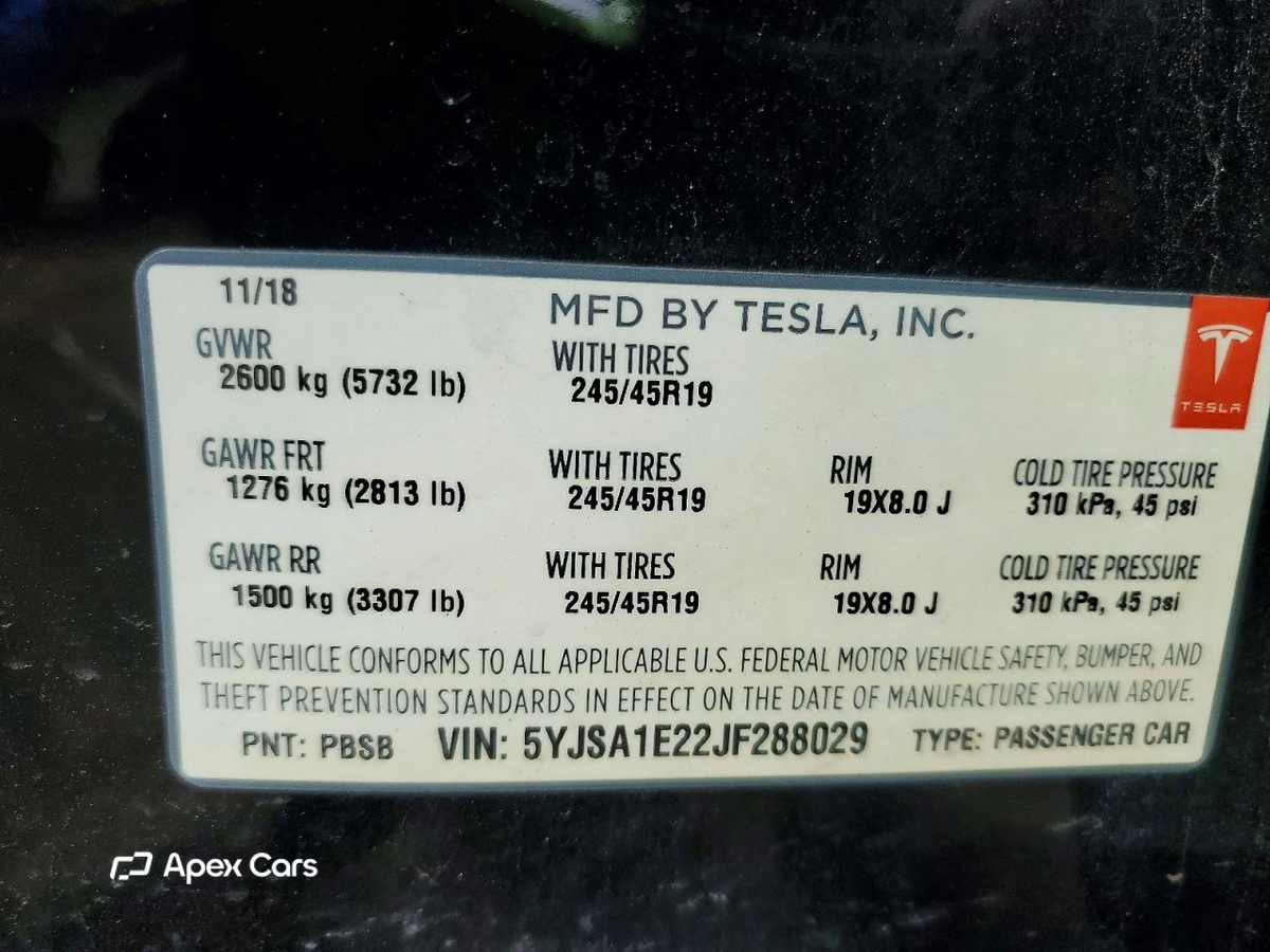 Tesla Model S 2018