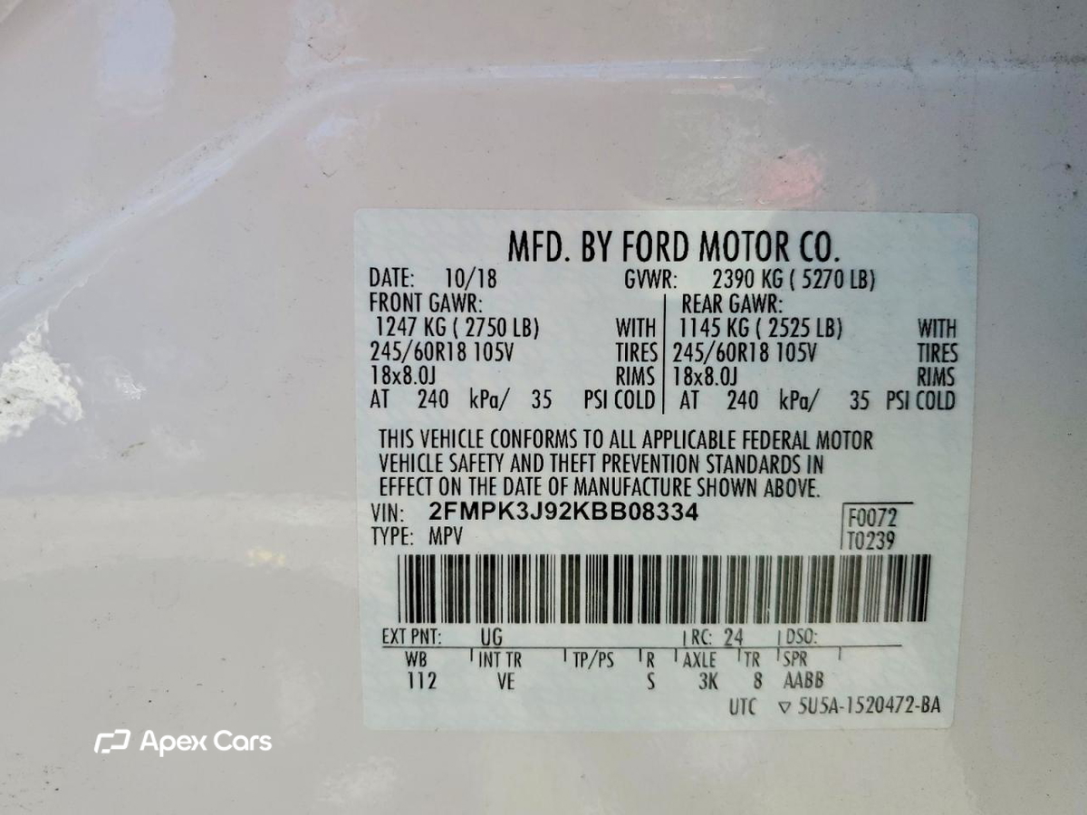 Ford Edge 2019