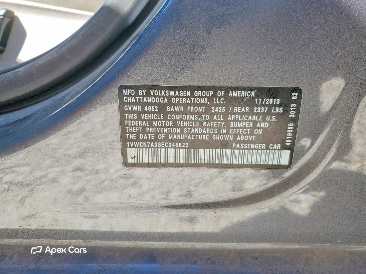 Volkswagen Passat 2014