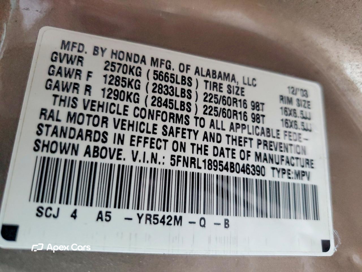 Honda Odyssey 2004