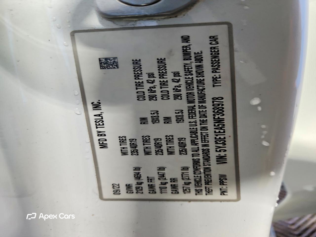 Tesla Model 3 2022