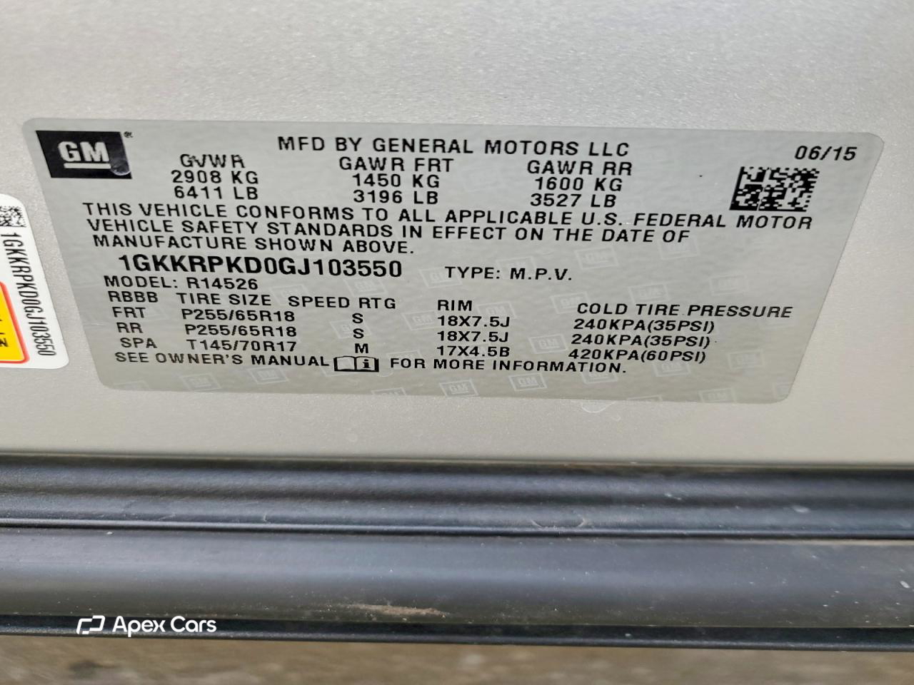 GMC Acadia 2016