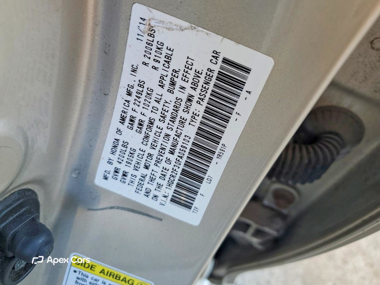 Honda Accord 2015