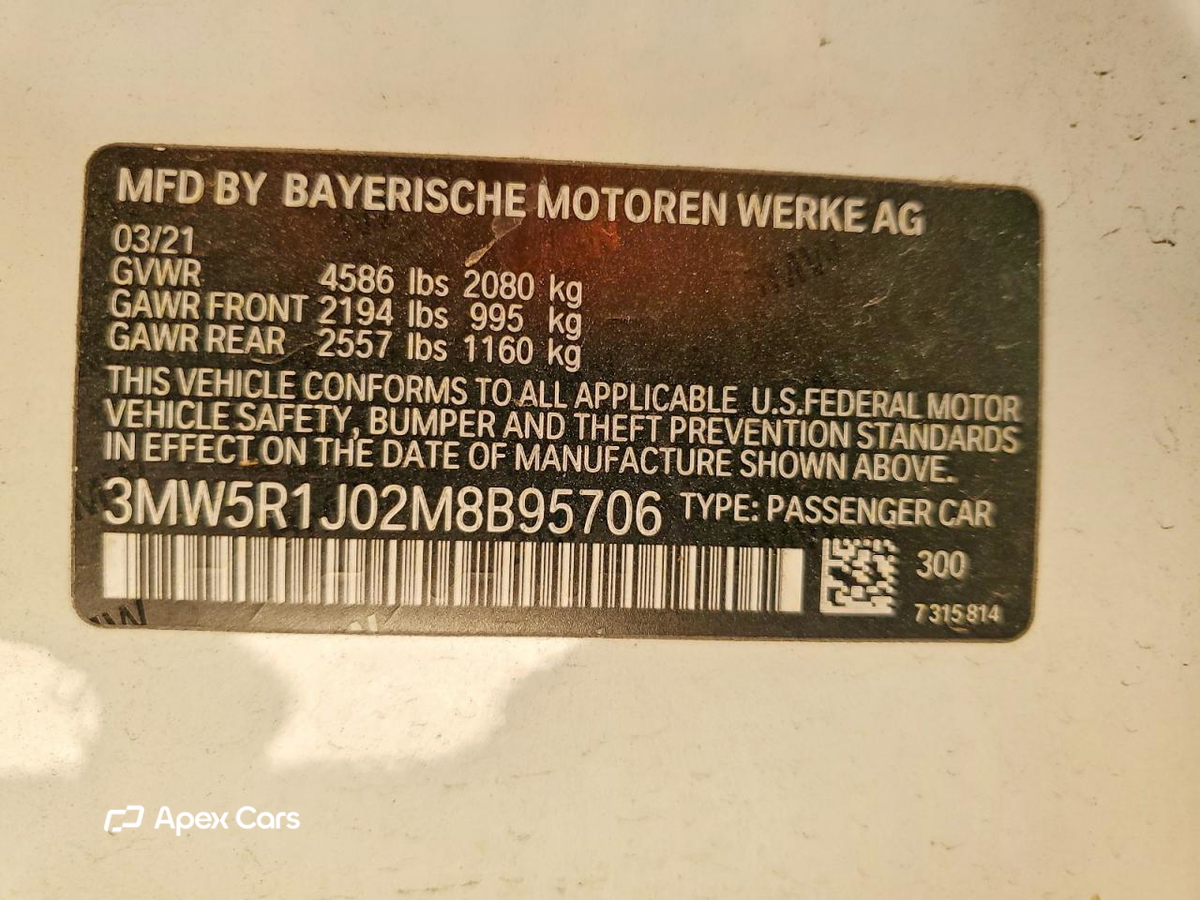BMW Series 3 2021