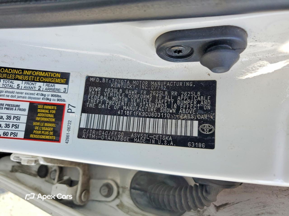Toyota Camry 2012