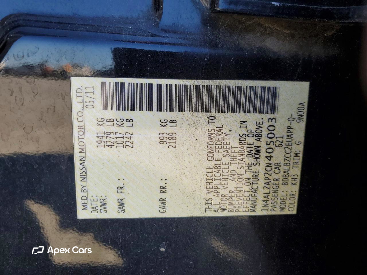 Nissan Altima 2012