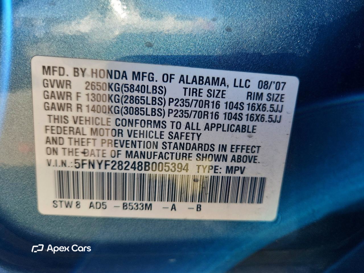 Honda Pilot 2008