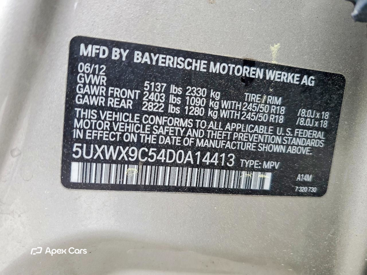 BMW X3 2013