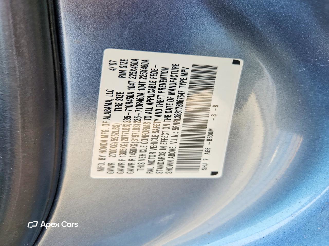 Honda Odyssey 2007
