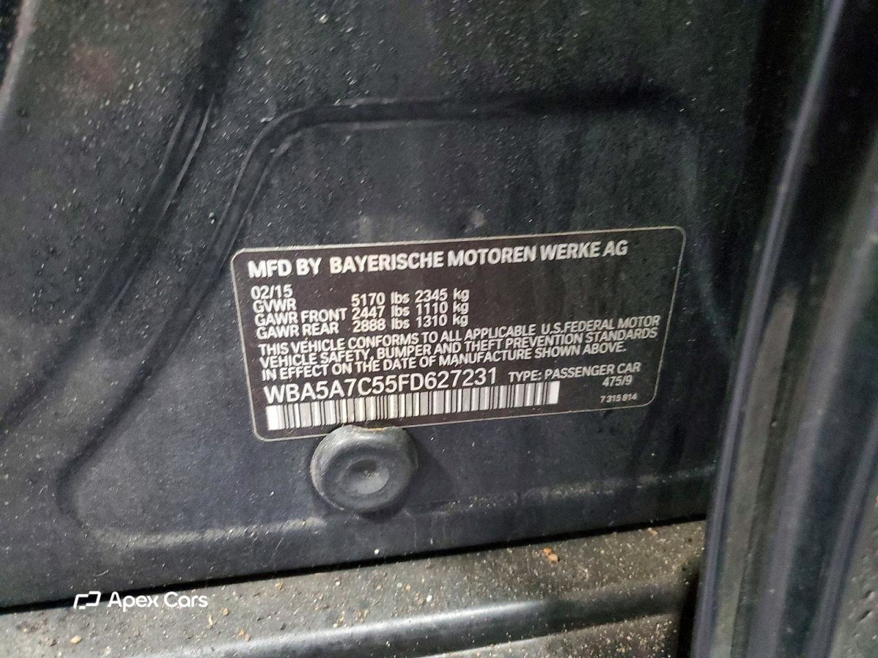 BMW Series 5 2015