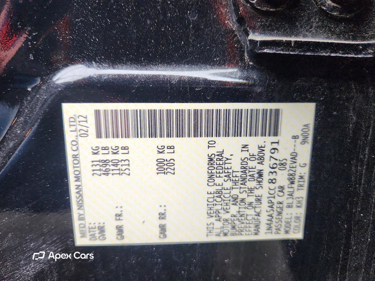 Nissan Maxima 2012