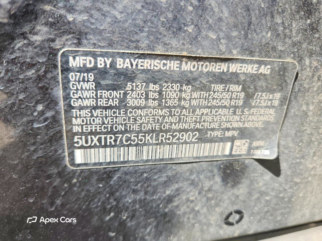 BMW X3 2019