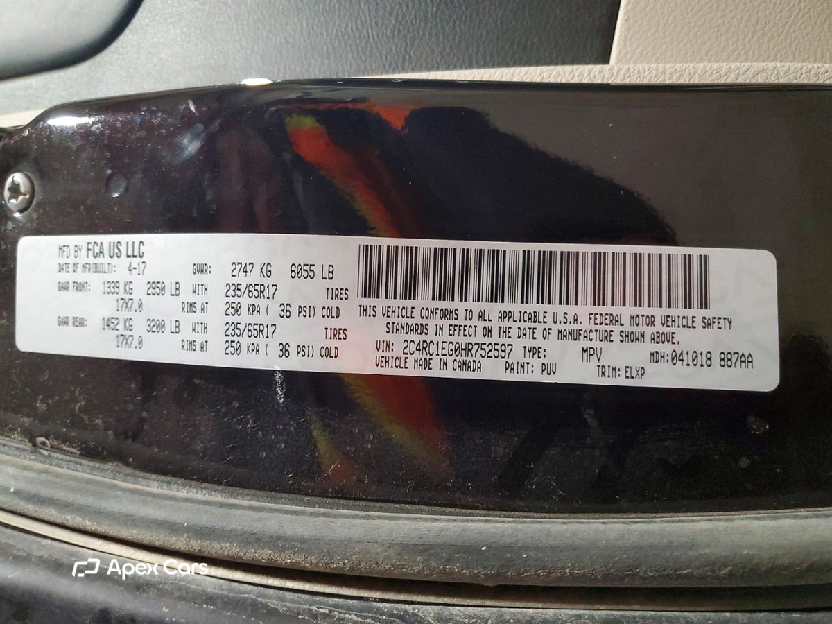 Chrysler Pacifica 2017