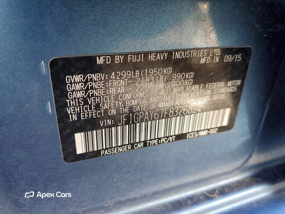 Subaru Impreza 2015