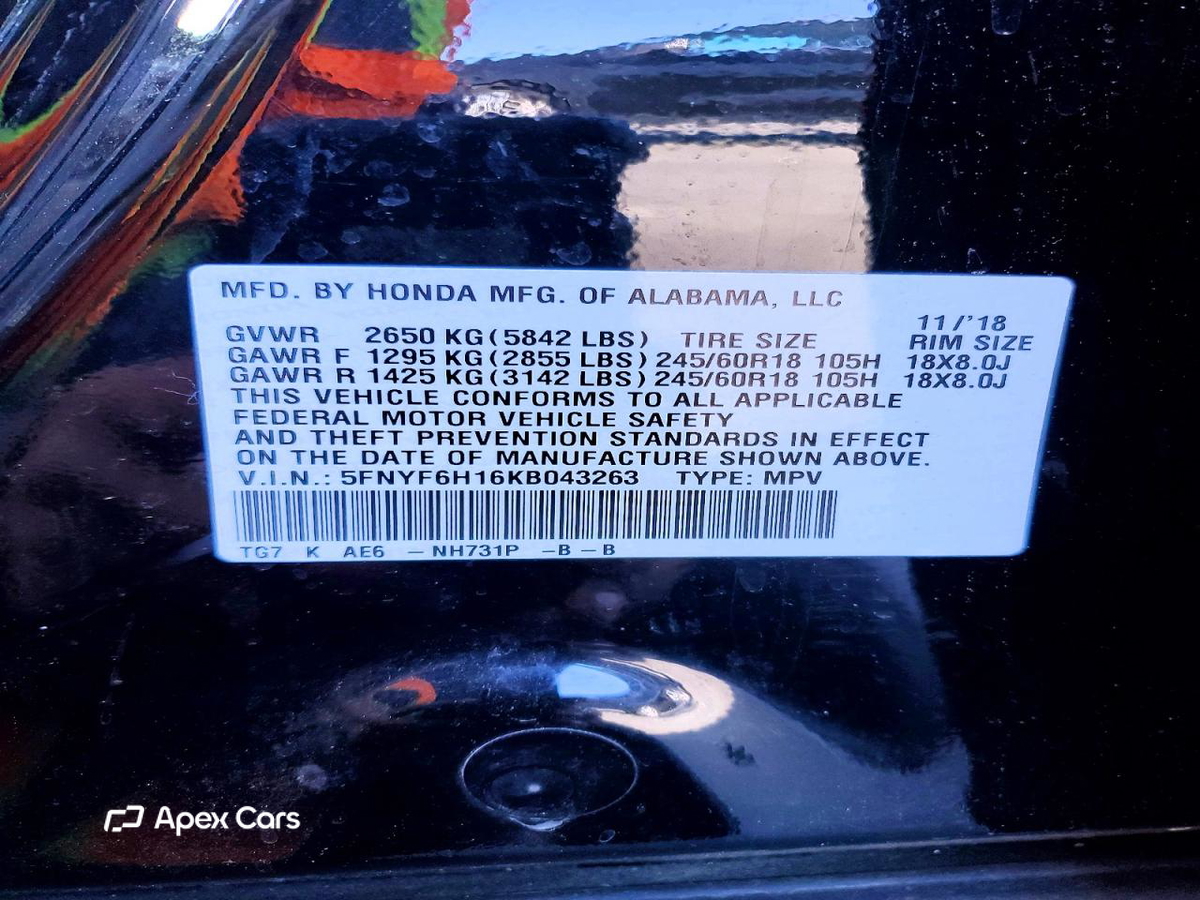 Honda Pilot 2019
