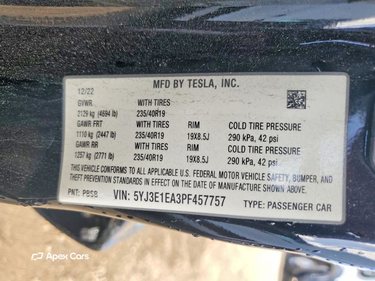Tesla Model 3 2023