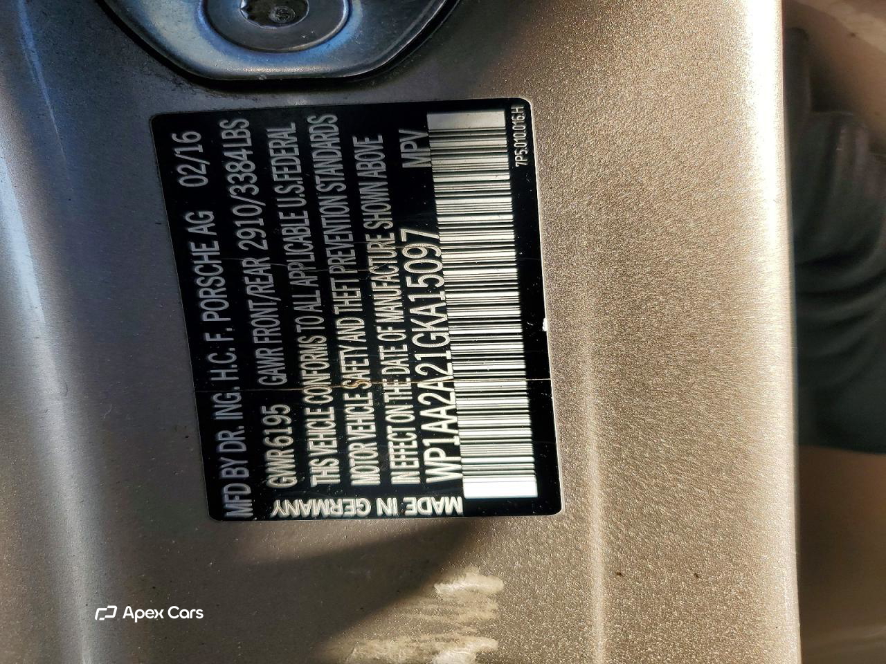 Porsche Cayenne 2016