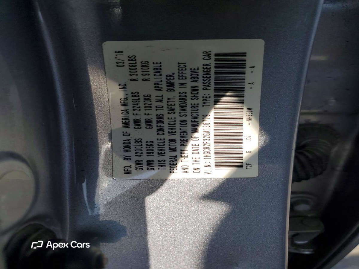 Honda Accord 2016