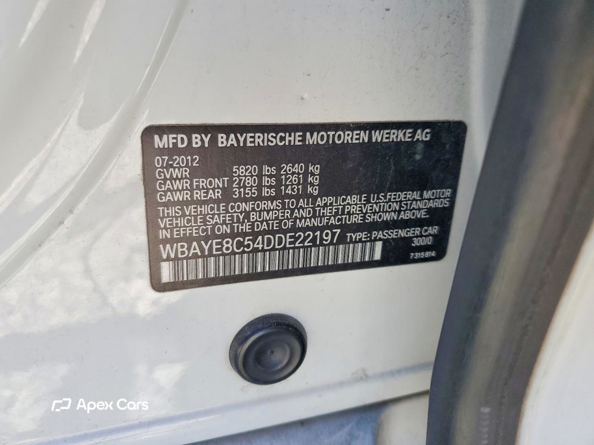 BMW Series 7 2013