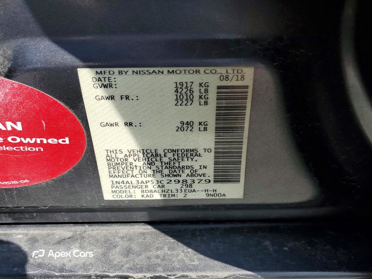 Nissan Altima 2018