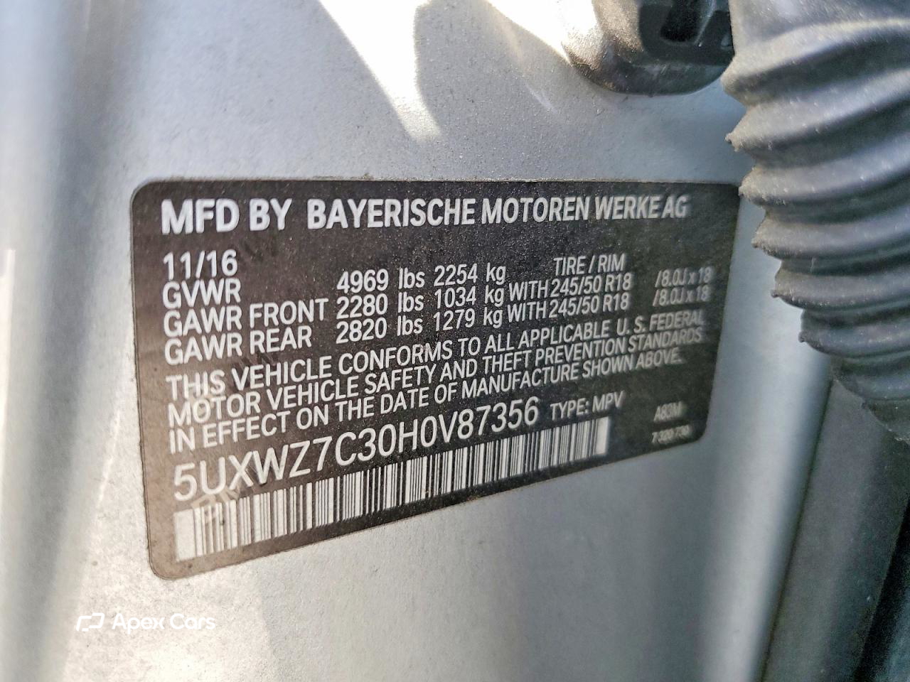BMW X3 2017
