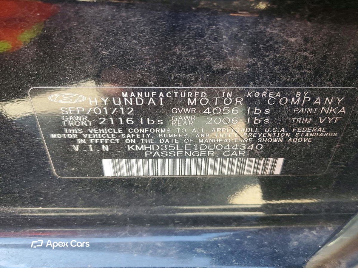 Hyundai Elantra 2013