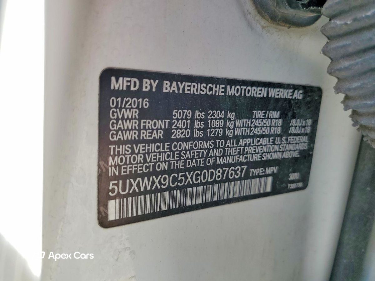 BMW X3 2016