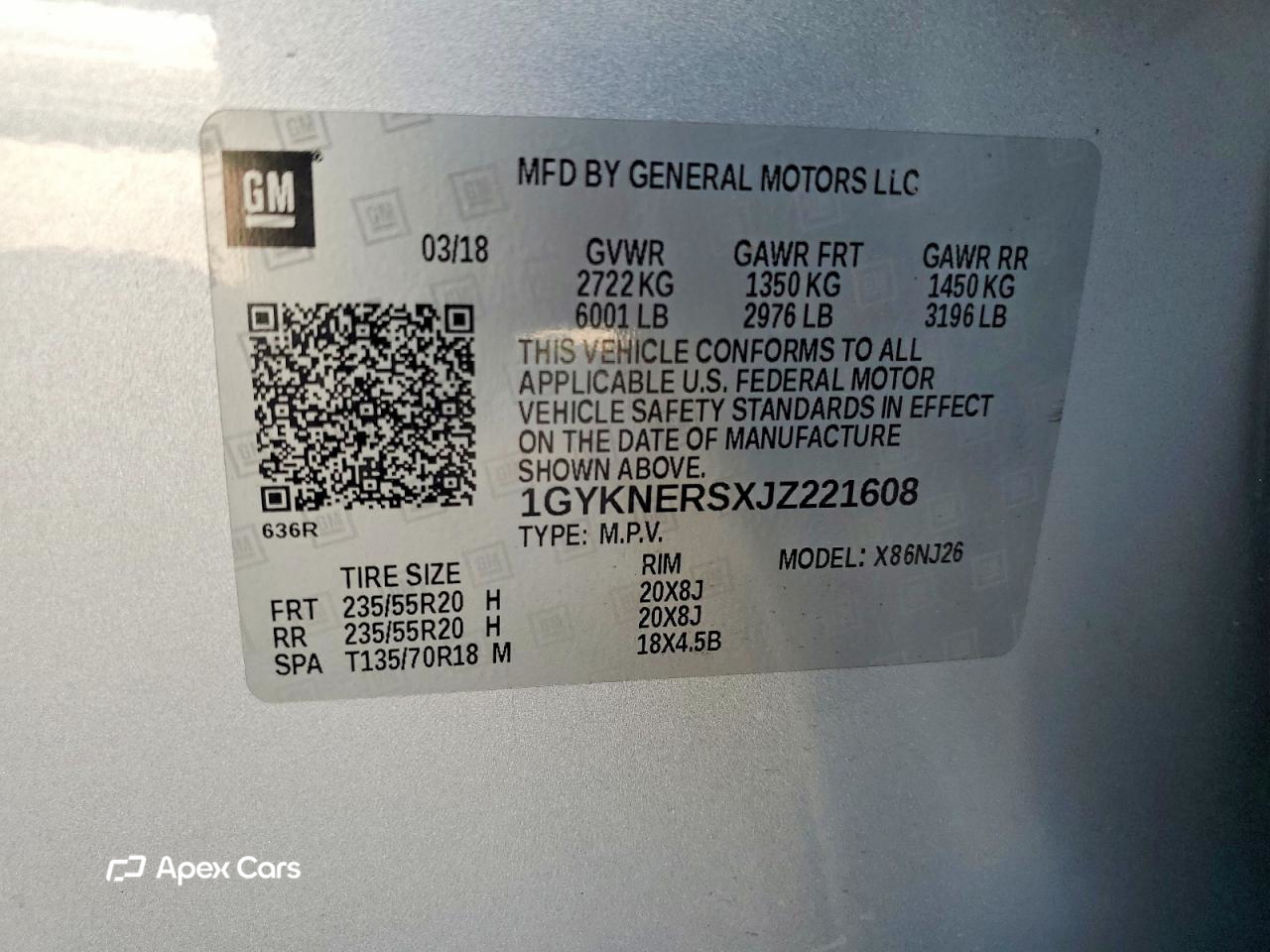 Cadillac XT5 2018