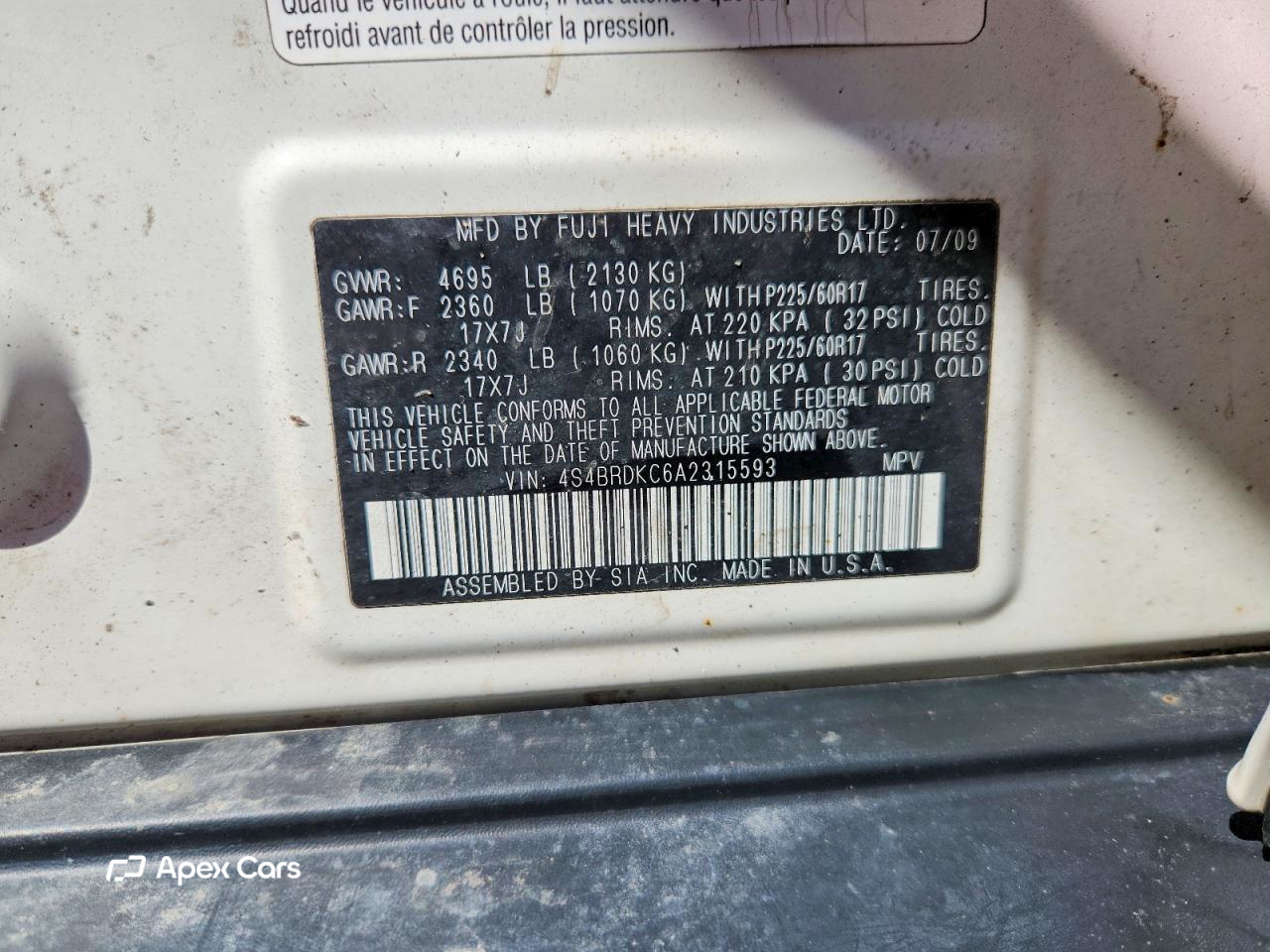 Subaru Outback 2010