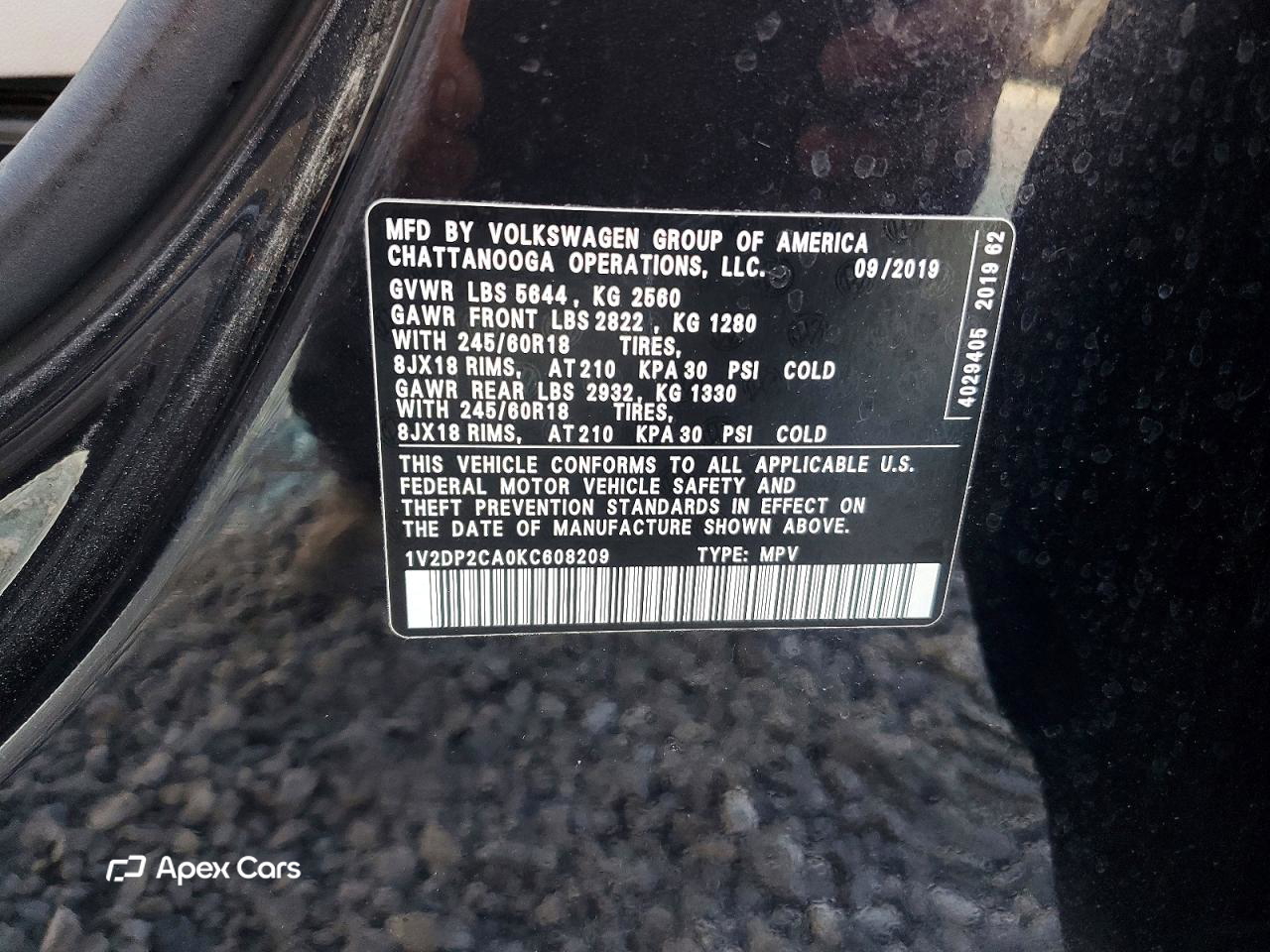 Volkswagen Atlas 2019