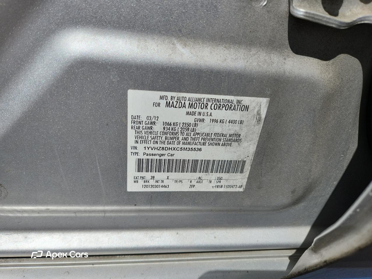 Mazda 6 2012