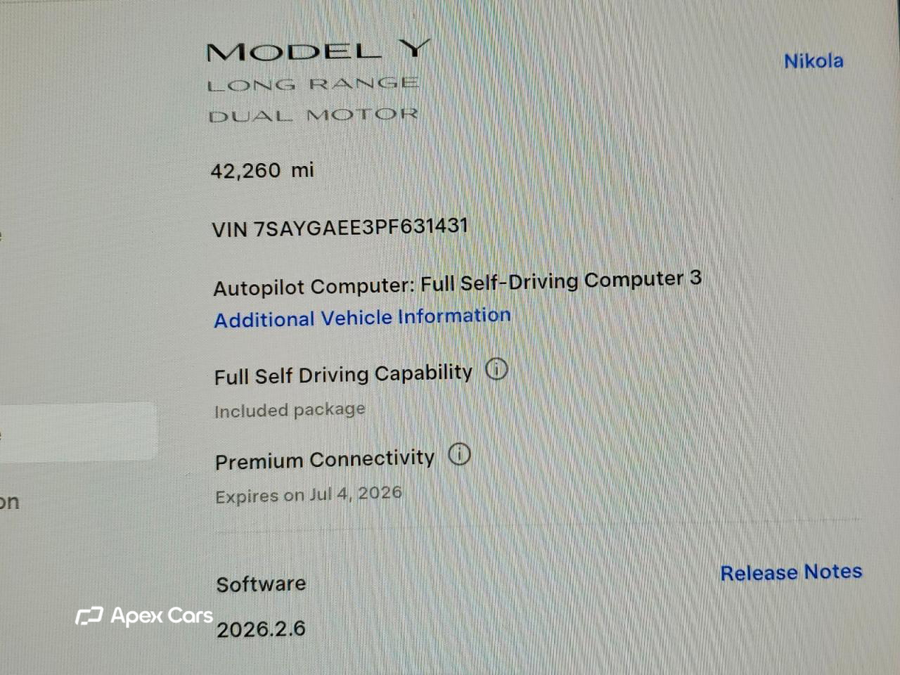 Tesla Model Y 2023