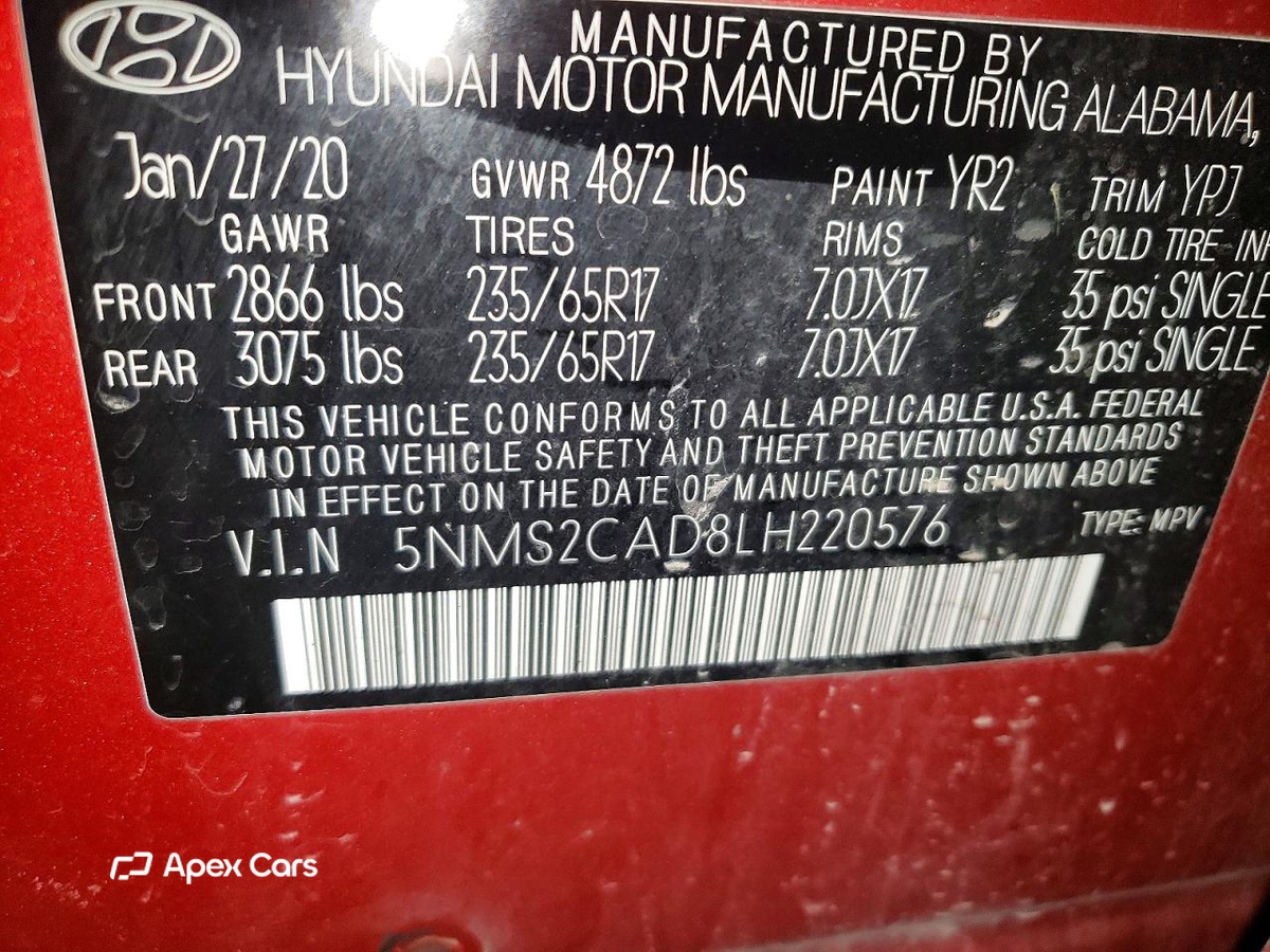 Hyundai Santa Fe 2020