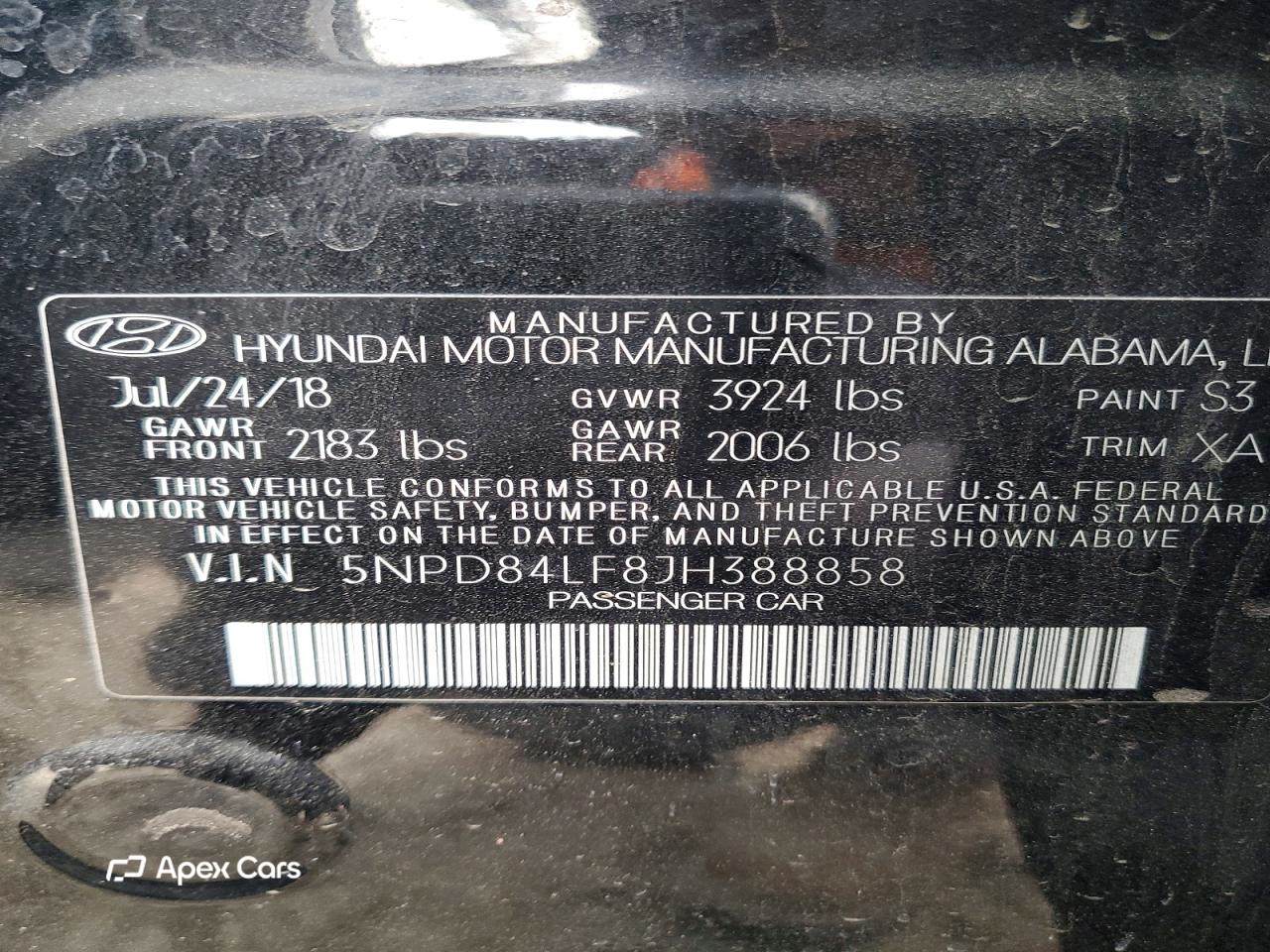 Hyundai Elantra 2018