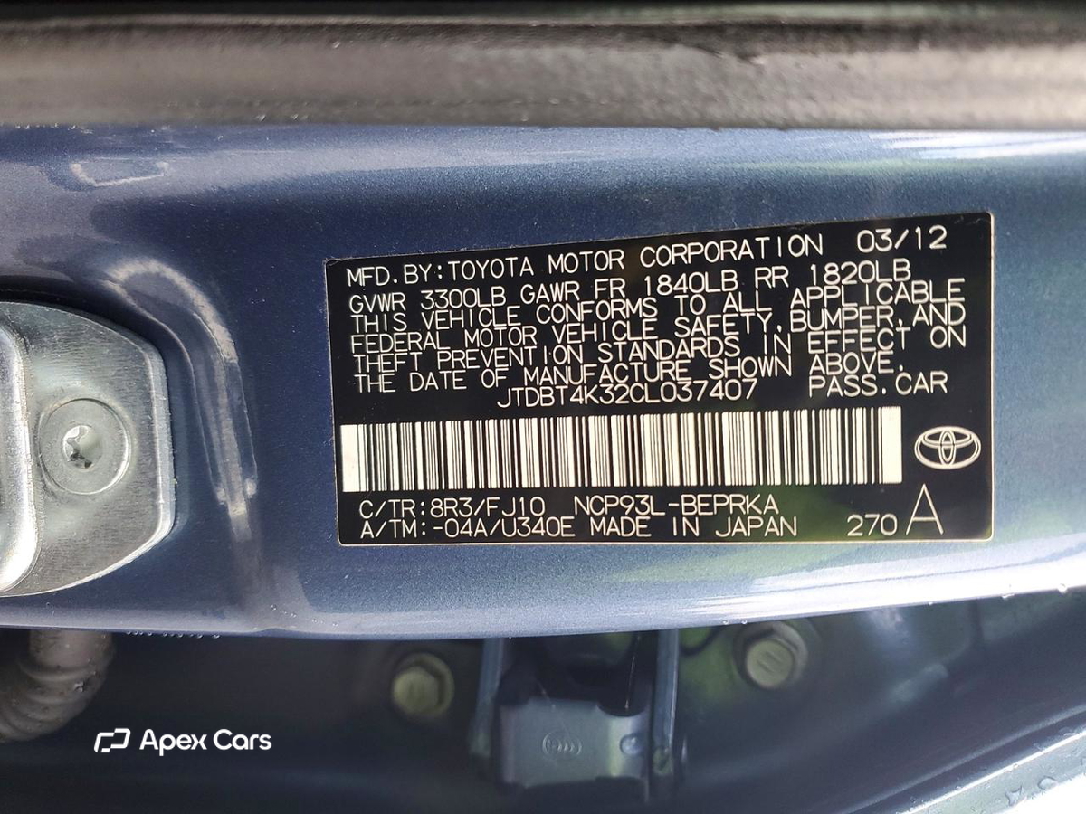Toyota Yaris 2012