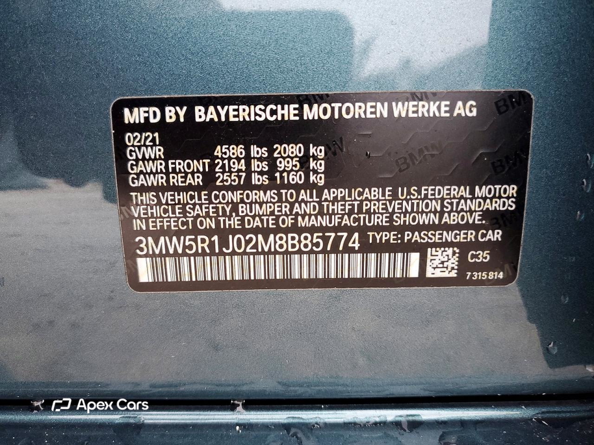 BMW Series 3 2021