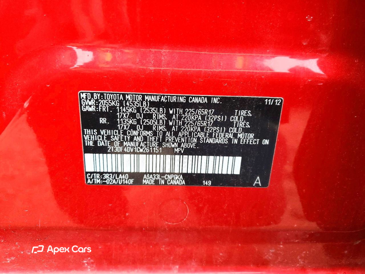 Toyota RAV 4 2012