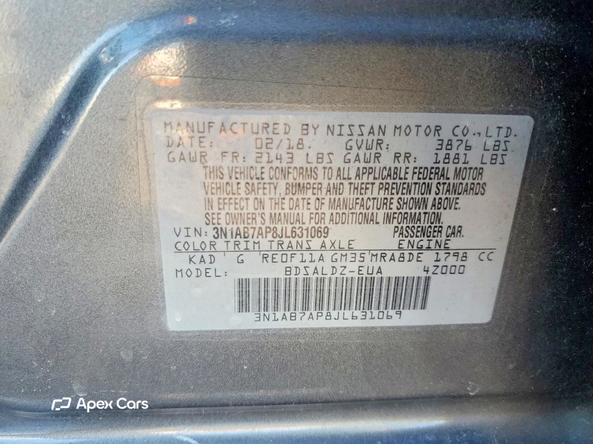 Nissan Sentra 2018