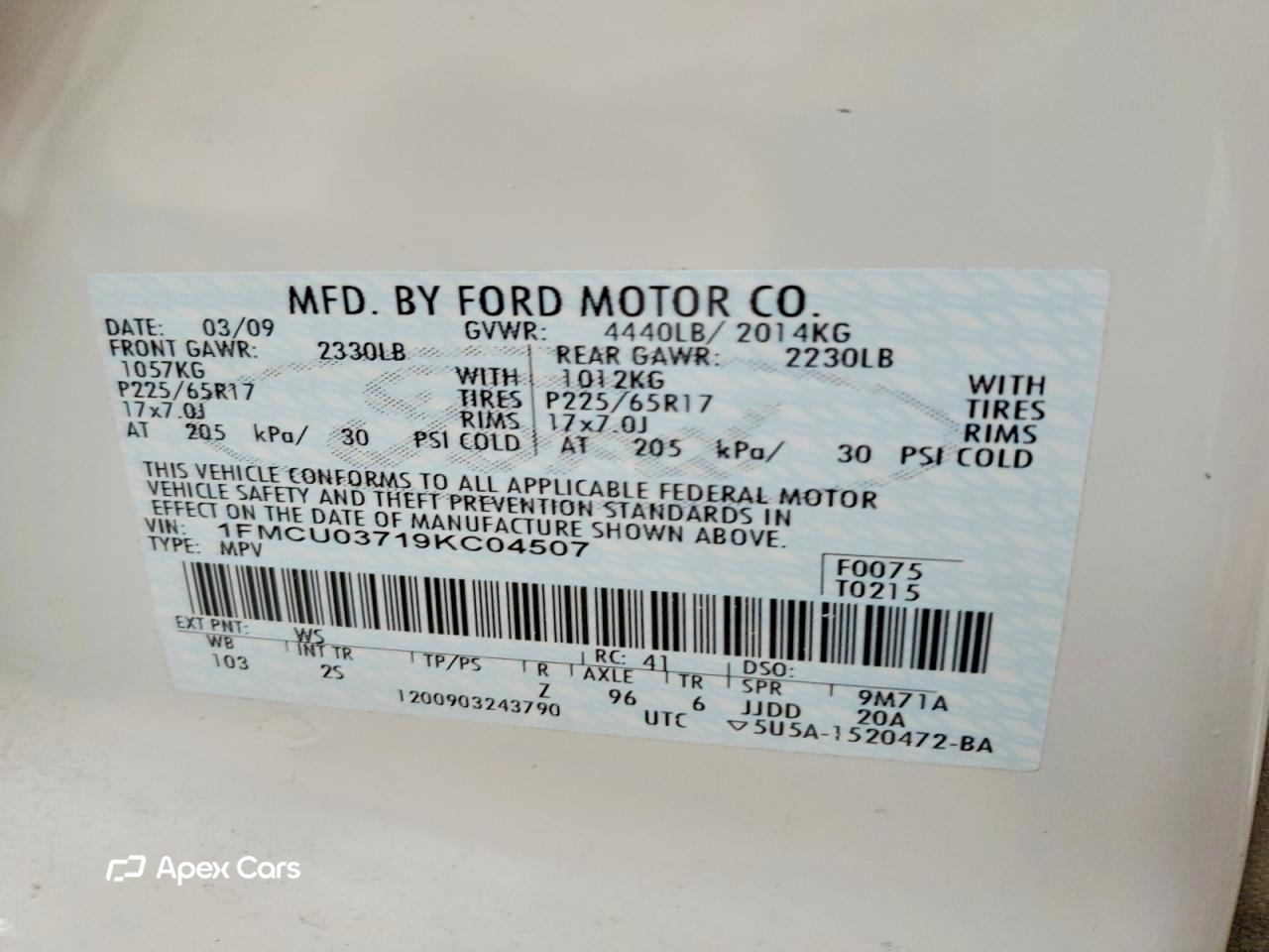 Ford Escape 2009
