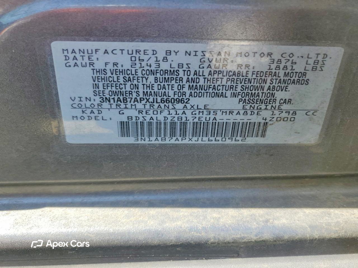 Nissan Sentra 2018