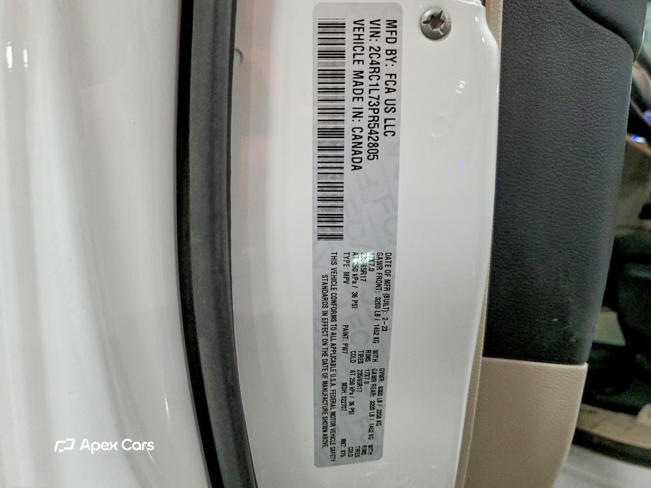 Chrysler Pacifica 2023