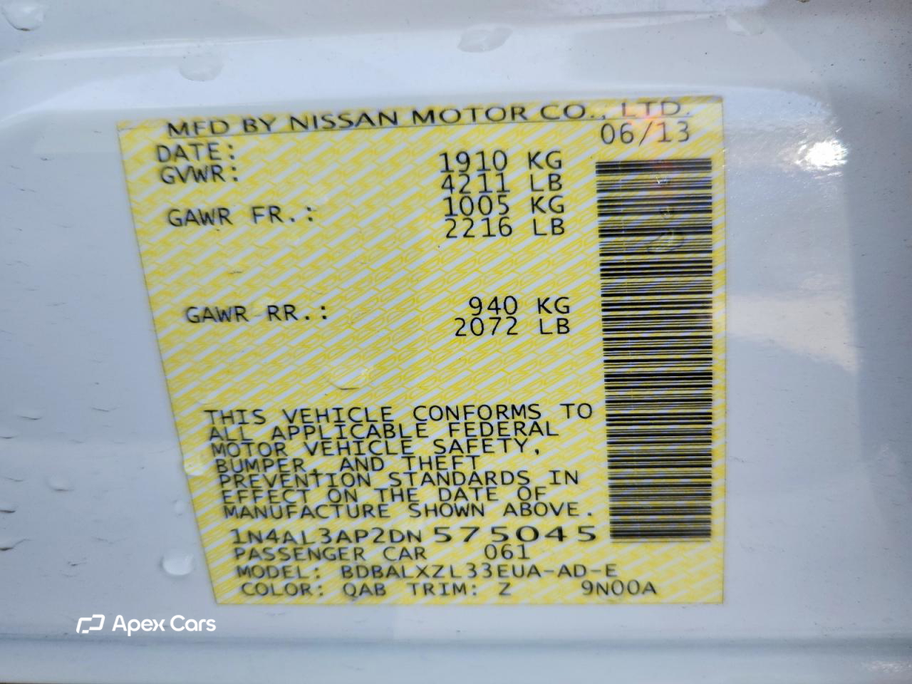 Nissan Altima 2013