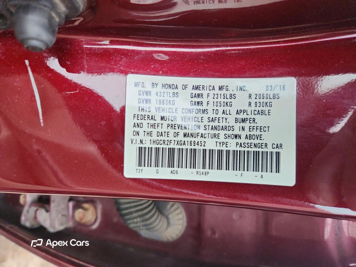 Honda Accord 2016