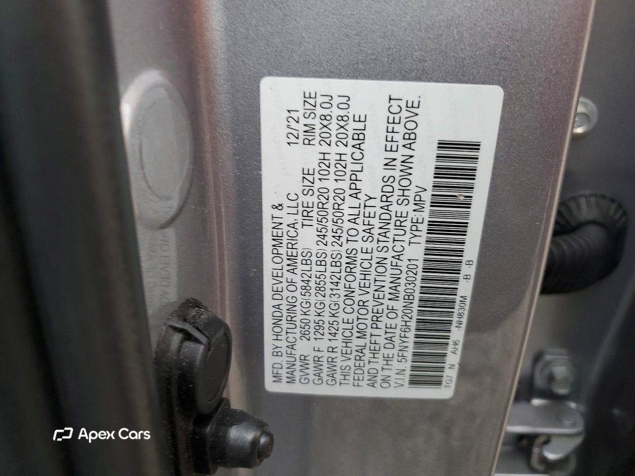 Honda Pilot 2022