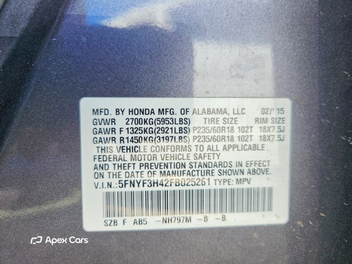Honda Pilot 2015